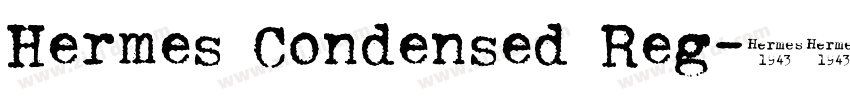 Hermes Condensed Reg字体转换